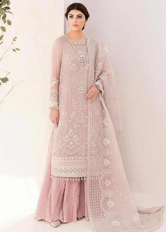 Wearza Most Hot Code Wz-103 Pure Organza Embroidered Eid Collection 2025