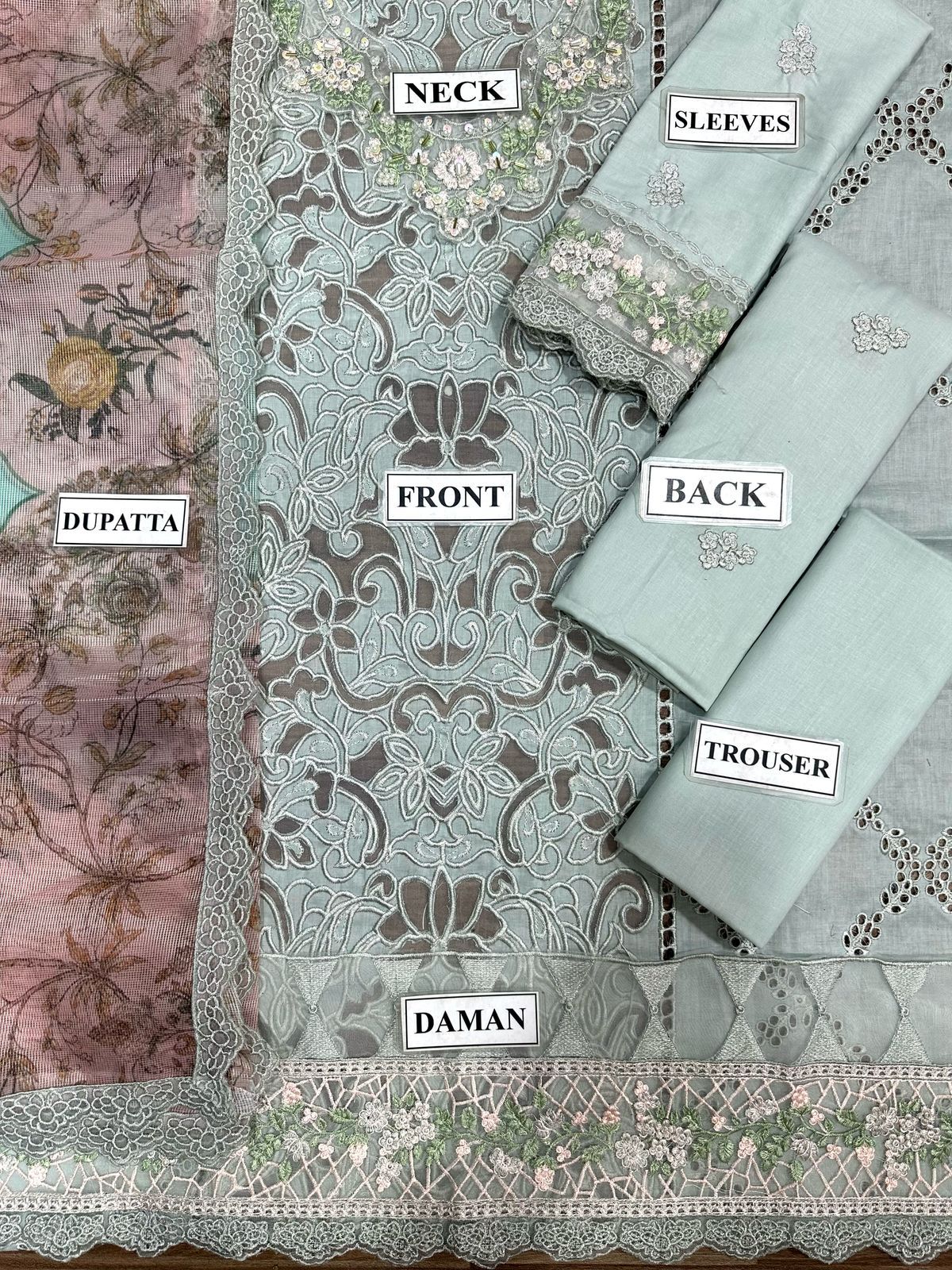 Sardinia Premium Pure Lawn/Cotton Chikankari Eid Collection 2025