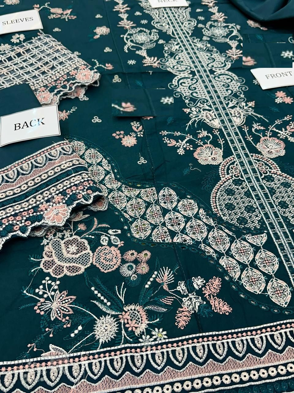 Qalamkar FK-13 Eliza Premium Pure Lawn Embroidered Eid Collection 2025