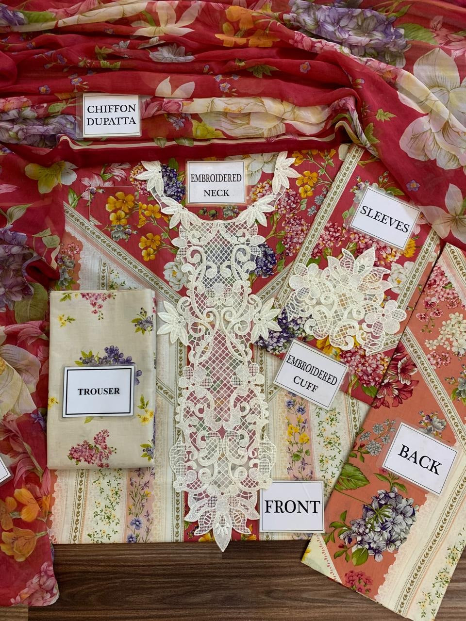 Maria B M Print Wz-250-9A/B Luxury Pure Lawn Embroidered Eid Collection 2025