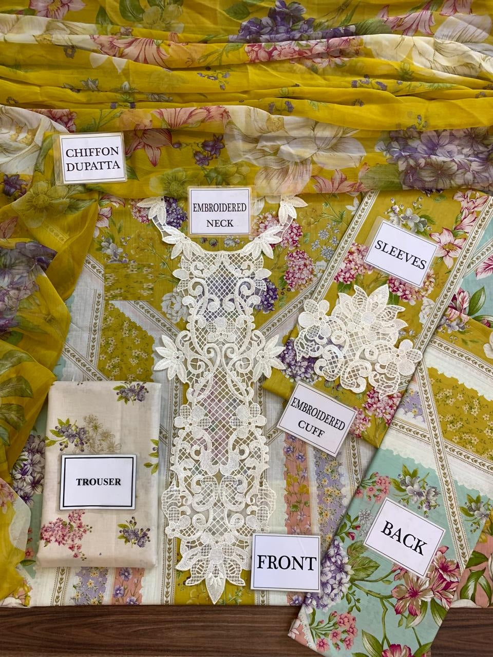 Maria B M Print Wz-250-9A/B Luxury Pure Lawn Embroidered Eid Collection 2025