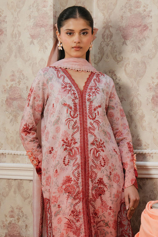 Afrozeh Wz-577 Luxury Pure Lawn Embroidered Eid Ul Adha Collection 2025