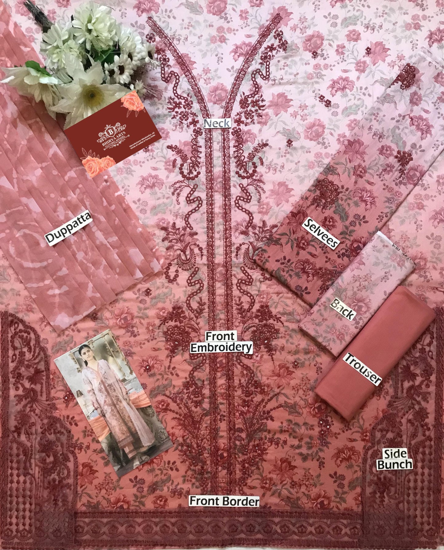 Afrozeh Wz-577 Luxury Pure Lawn Embroidered Eid Ul Adha Collection 2025