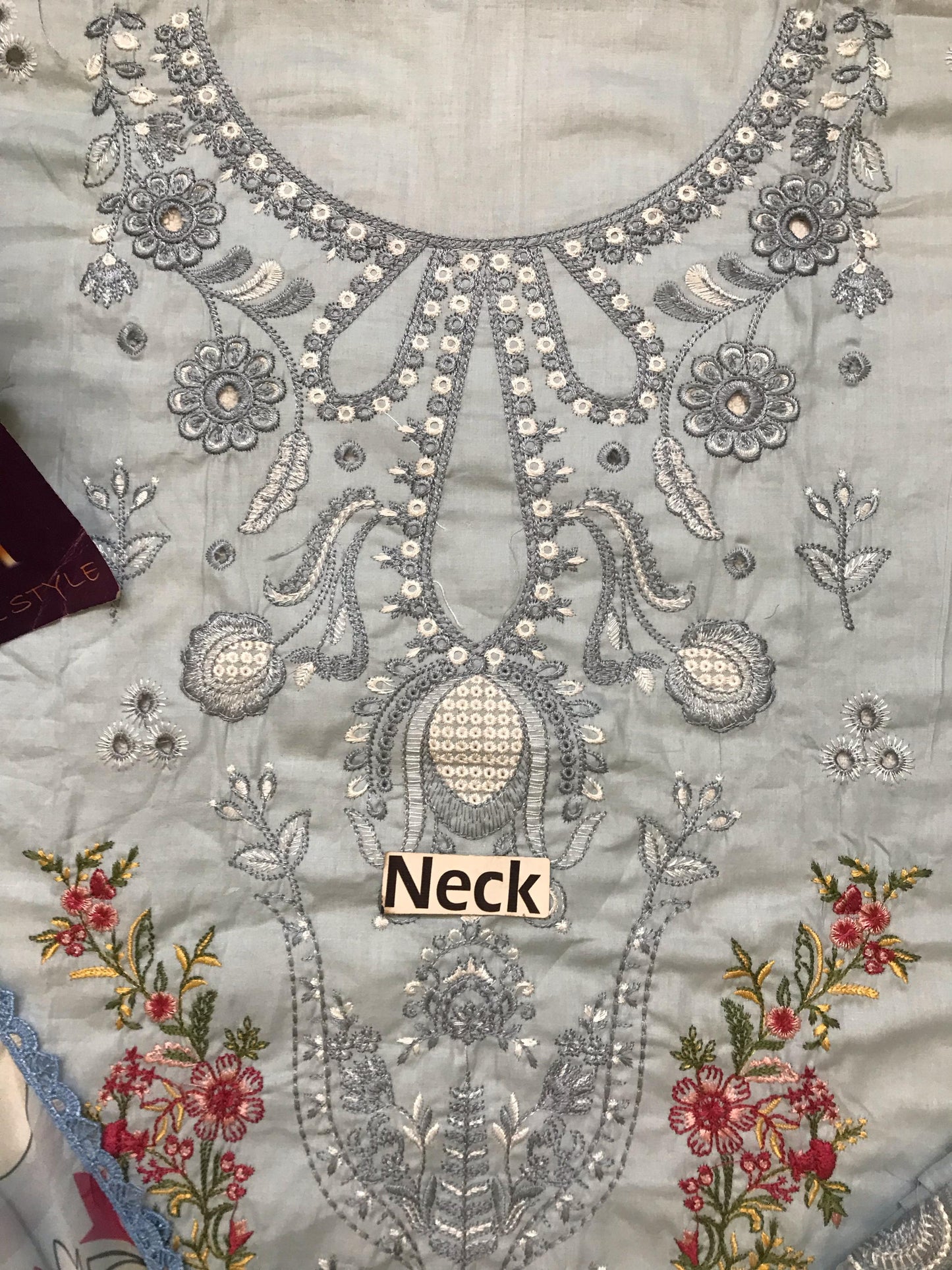 Qalamkar  Isebella Wz-579 Luxury Pure Lawn Chikankari Festive Embroidered Eid Ul Adha Collection 2025