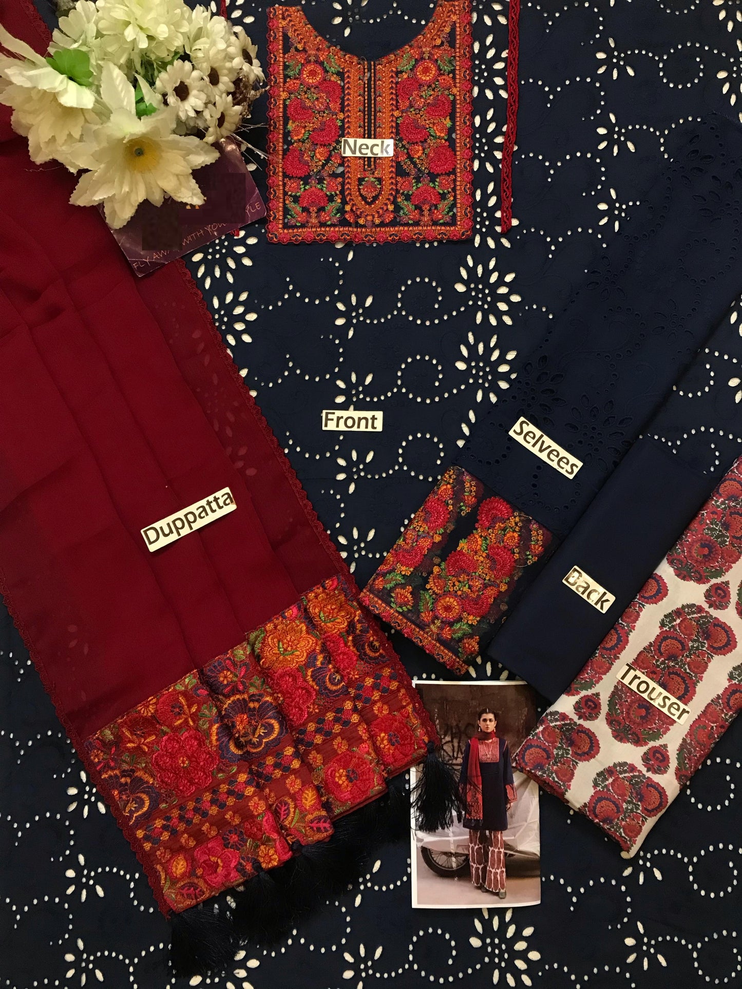 Jugnu Wz-574 Luxury Pure Lawn Chikenkari Embroidered Eid Ul Adha Collection 2025