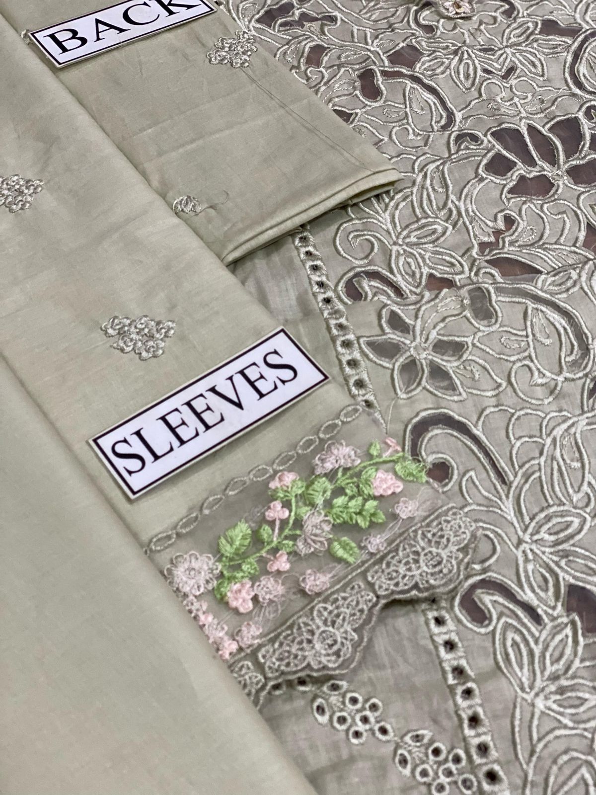 Sardinia Wz-547 Luxury Pure Lawn Chikenkari & Laser Embroidered Eid Ul Adha Collection 2025