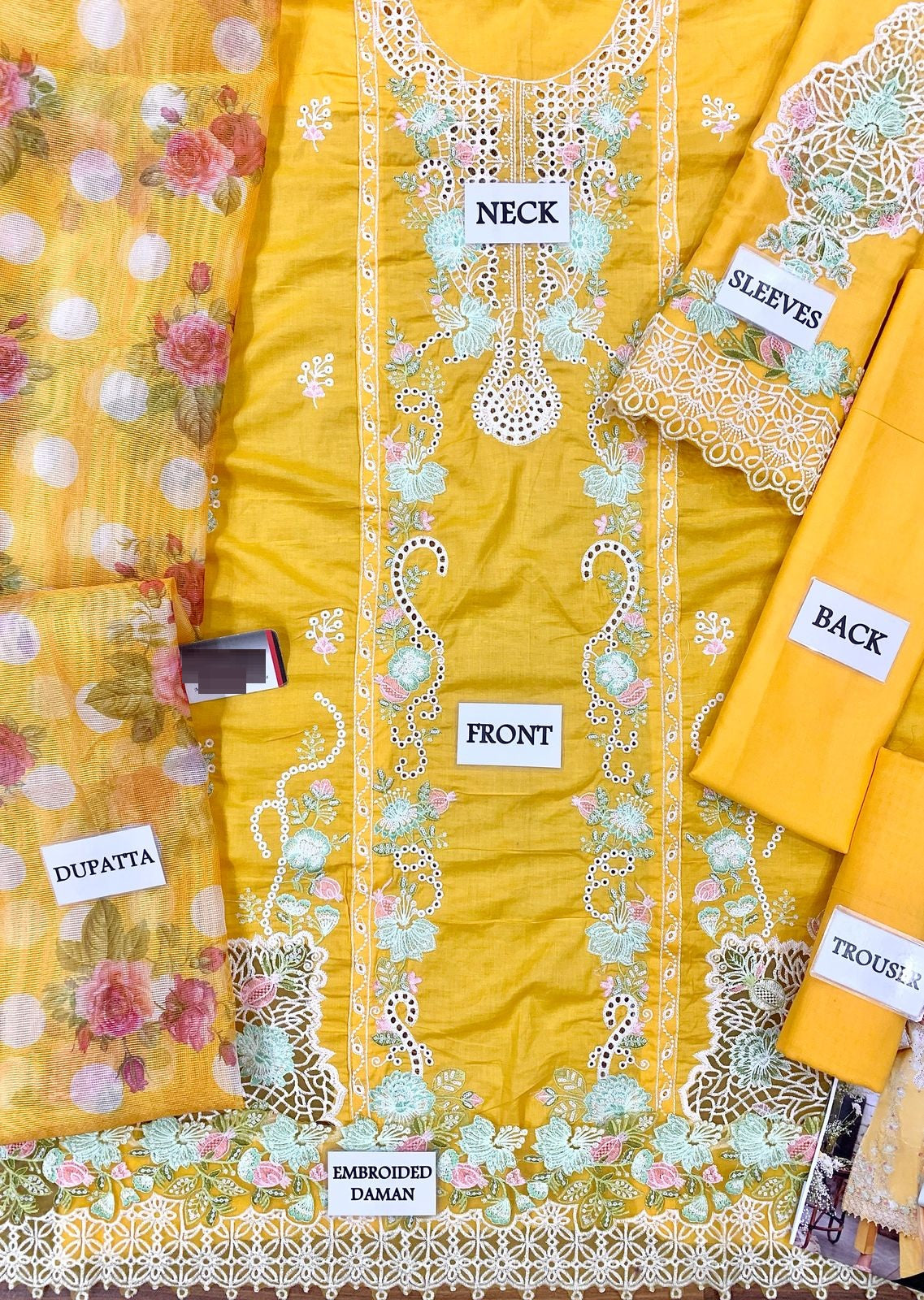 Maria B Most Beautiful Design Wz-917 Luxury Pure Lawn  Embroidered Eid Ul Adha Collection 2025