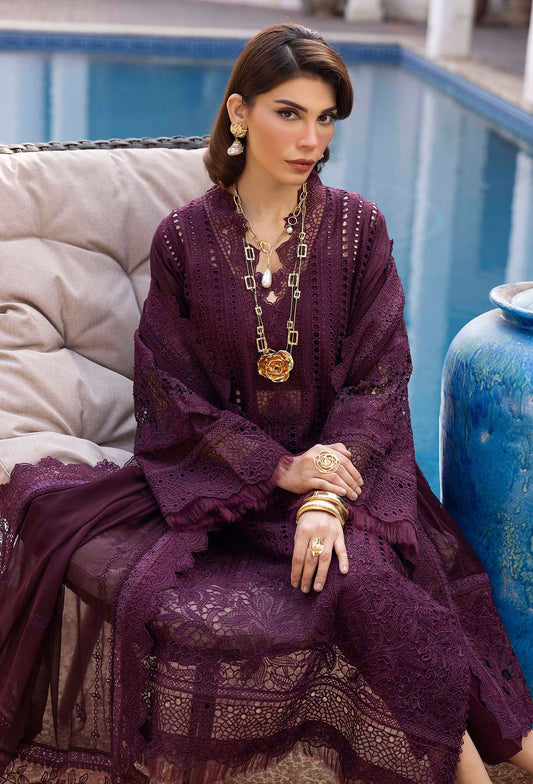 Wearza  Wz-508 Luxury Pure Lawn Dress Eid Ul Adha Collection 2025