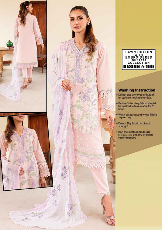 Wearza Wz=766 3 Pcs Premium Pure Lawn Emb Dress 2025