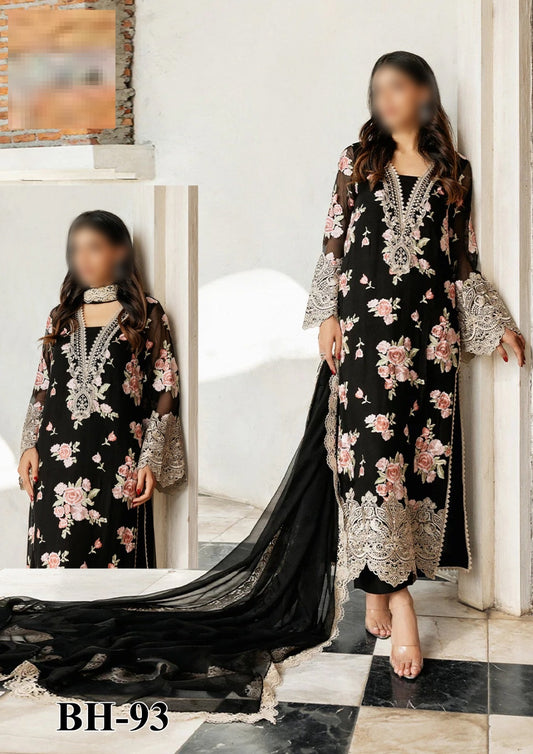 Zainab Chottani Wz=771 3 Pcs Premium Pure Lawn Dress 2025