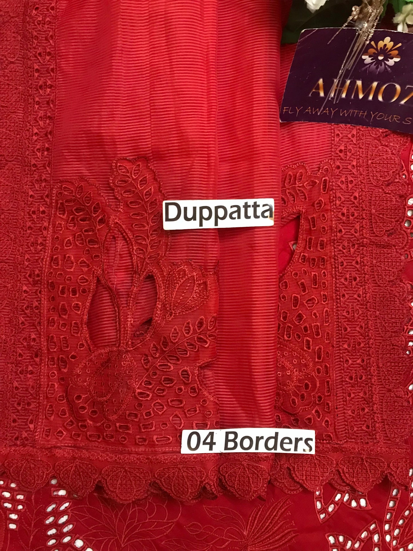 Rang Rasia Wz=011 Premium Pure Lawn Chikankari Emb Dress With Khaadi Net Duppata 2025