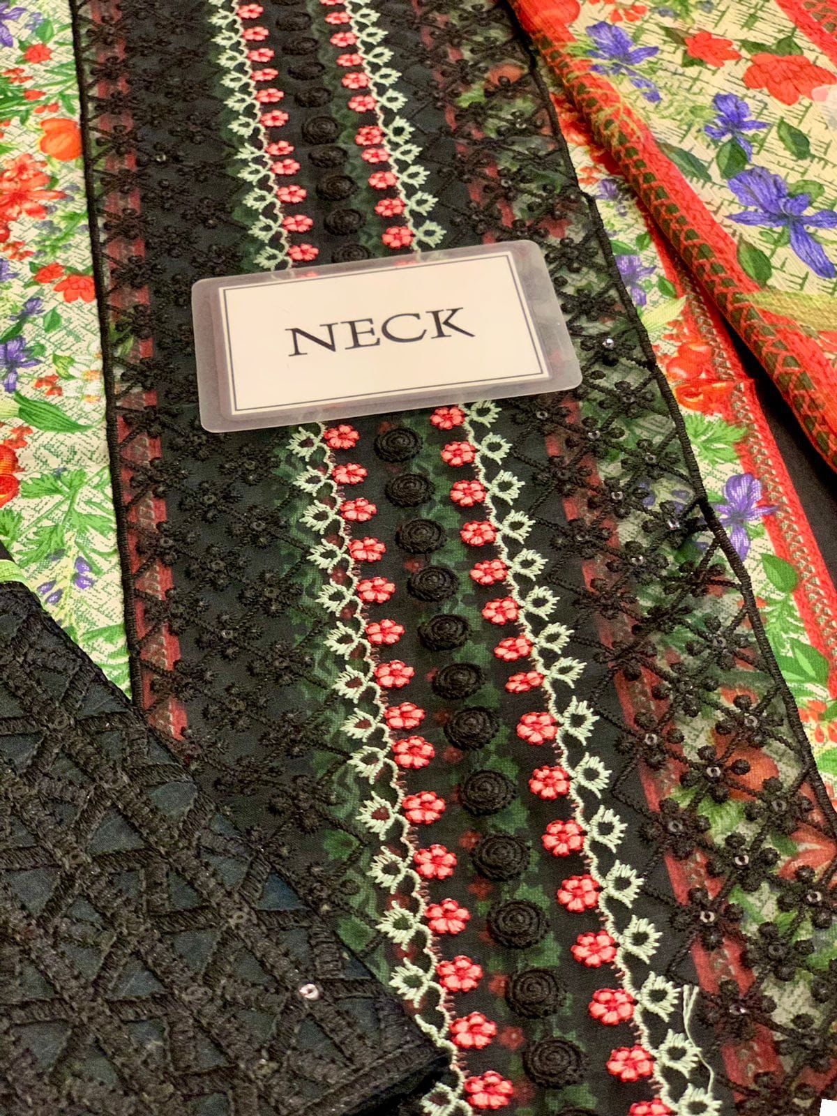 Maria b M Print  Wz=775 3 Pcs Premium Pure Lawn With Chiffon Dupatta 2025