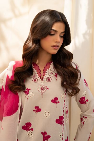 Iznik New Wz-023 Luxury Lawn Festive Emb With Chiffon Duppata 25