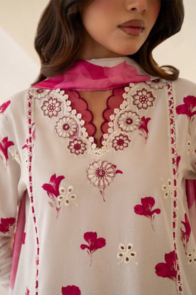 Iznik New Wz-023 Luxury Lawn Festive Emb With Chiffon Duppata 25