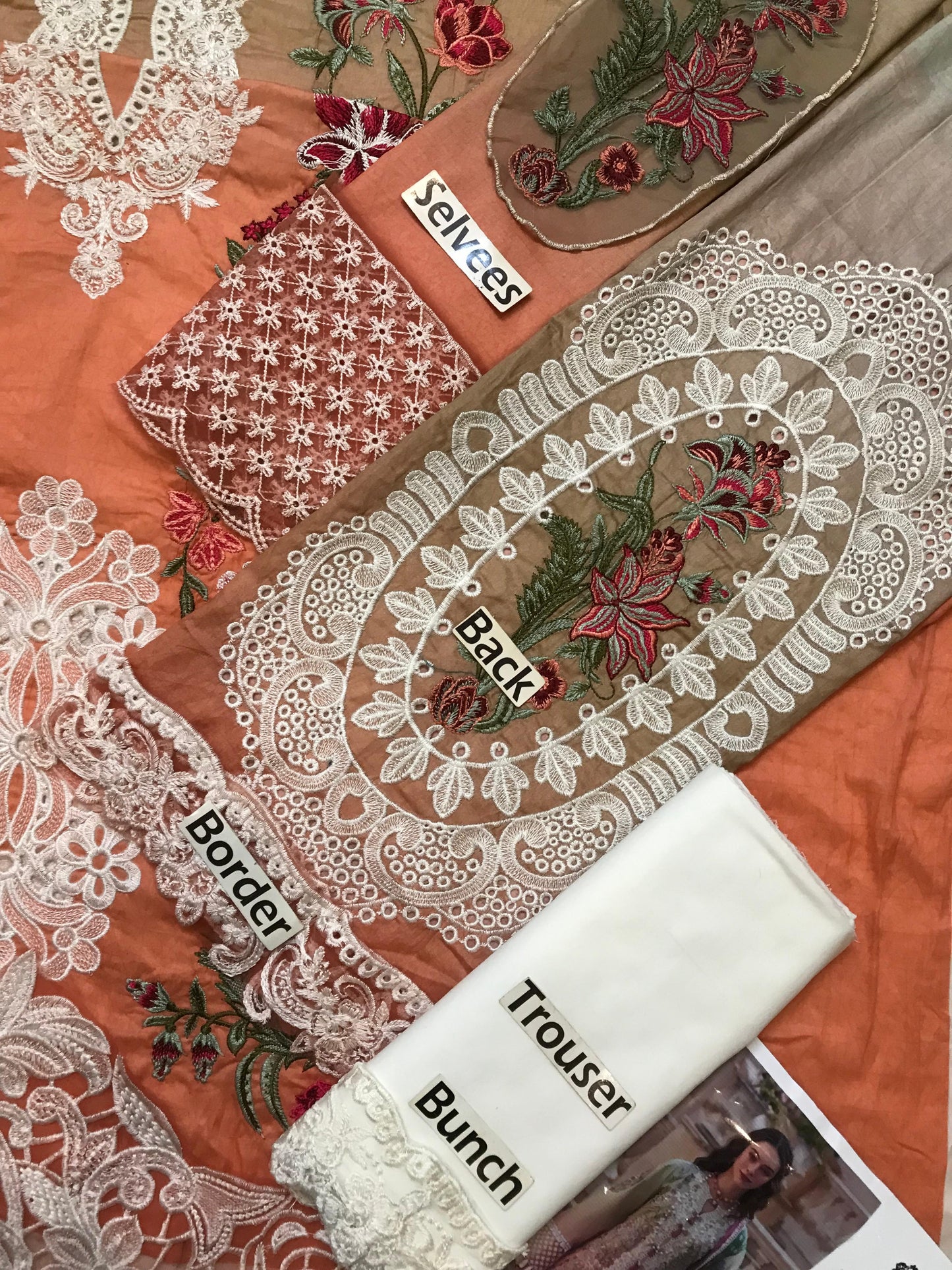 Mushq Tie n Die New Wz-029 Premium Pure Luxury Lawn Emb With Silk Duppata 25