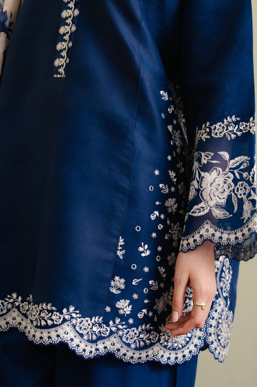 CoCo ( Zara Shah Jahan ) Wz-036 Premium Pure Luxury Lawn Emb With Chiffon Duppata 25