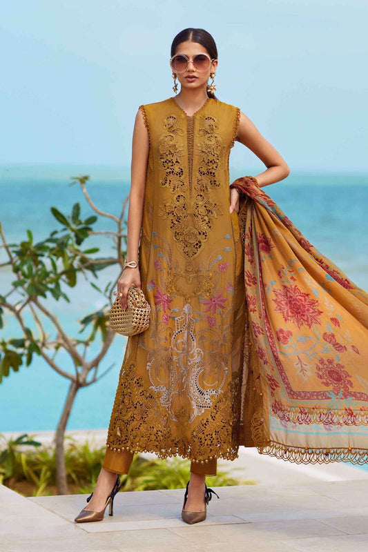Maria b Hit Code Wz-037 Premium Pure Luxury Lawn Emb With Silk Emb Duppata 25