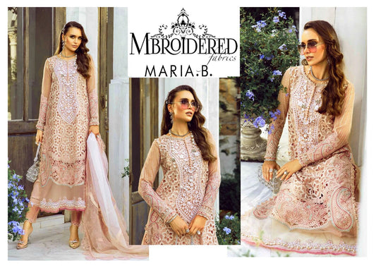 Maria b Wz 205 Semi Stitched Organza Festive Collection 2025