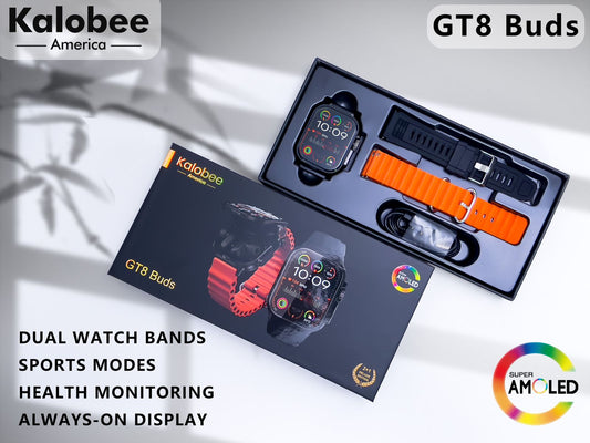 NEW ARRIVAL KOLOBEE GT8 BUDS Smart Watch + TWS – 2 in 1 Combo 2025