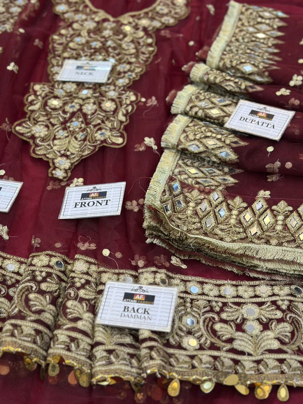 Kashee Designer Mehroon Frock Wedding Season 2025