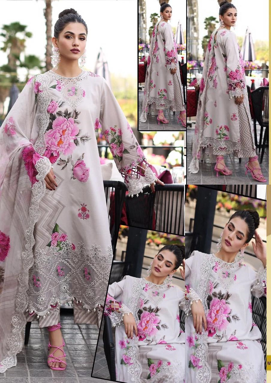 Zara Shahjahan Wz-172 Fully Silk Dress Party Wear 2025