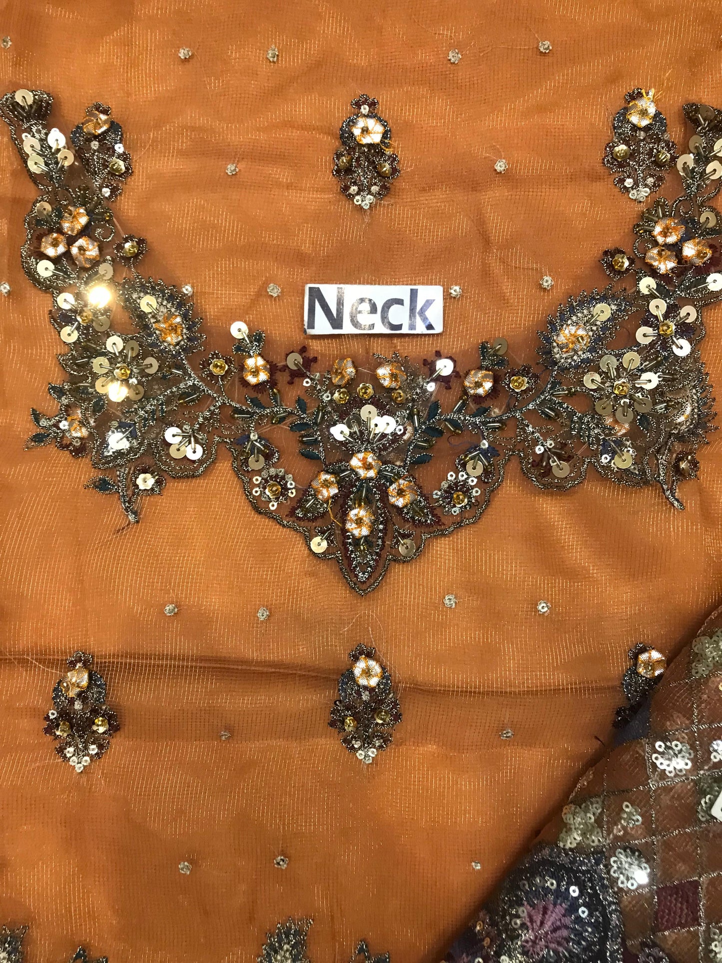 Baroque Emb Bridal Khaadi Net Wedding & Party Wear Dress 2025