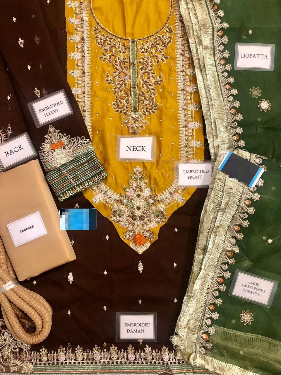 Khuda Bakhs Wz 02 Luxury Chiffon Dress 25