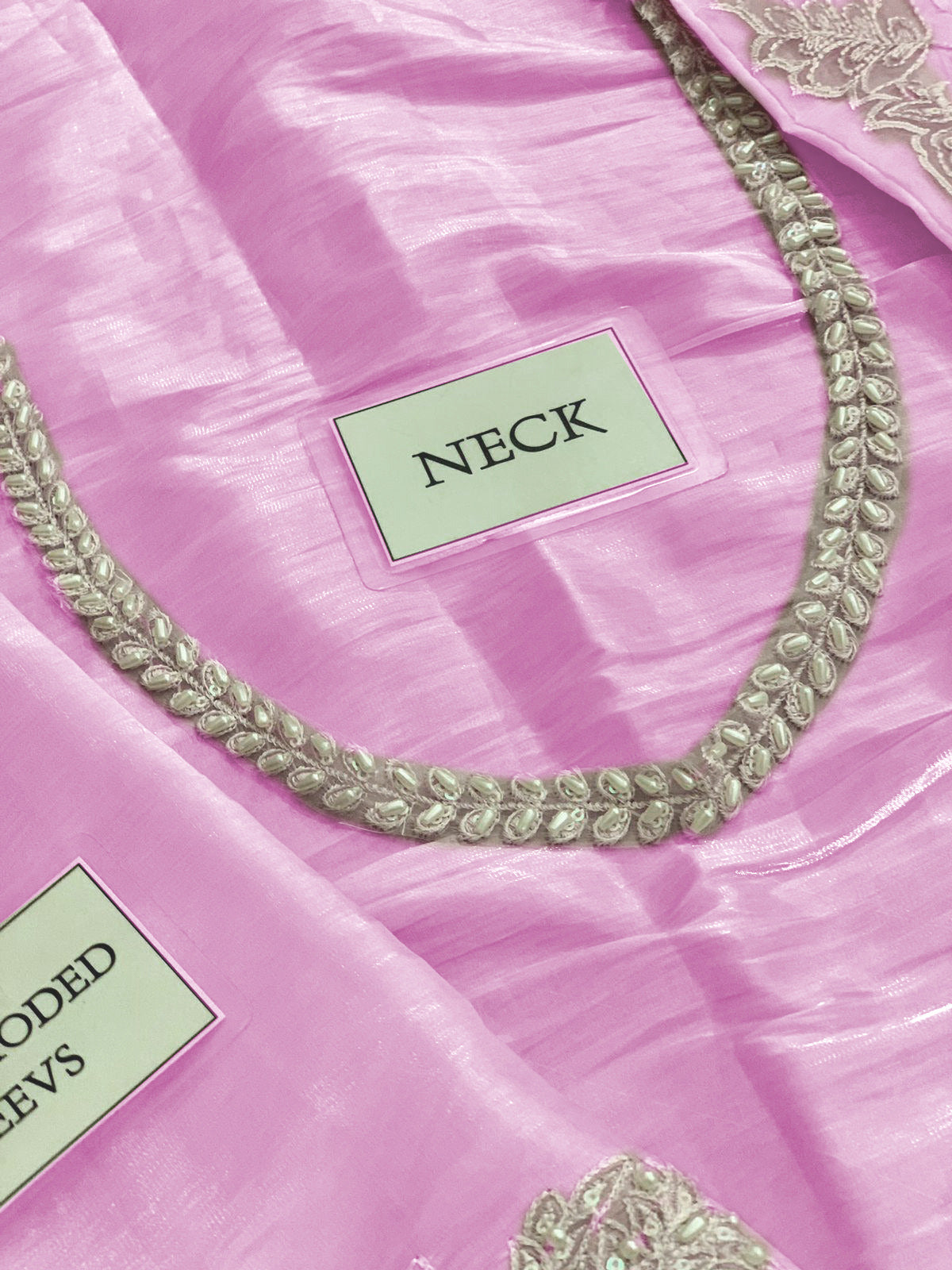 Zahvia Premium Pure Sheesha Silk Dress With Organza Duppata 25