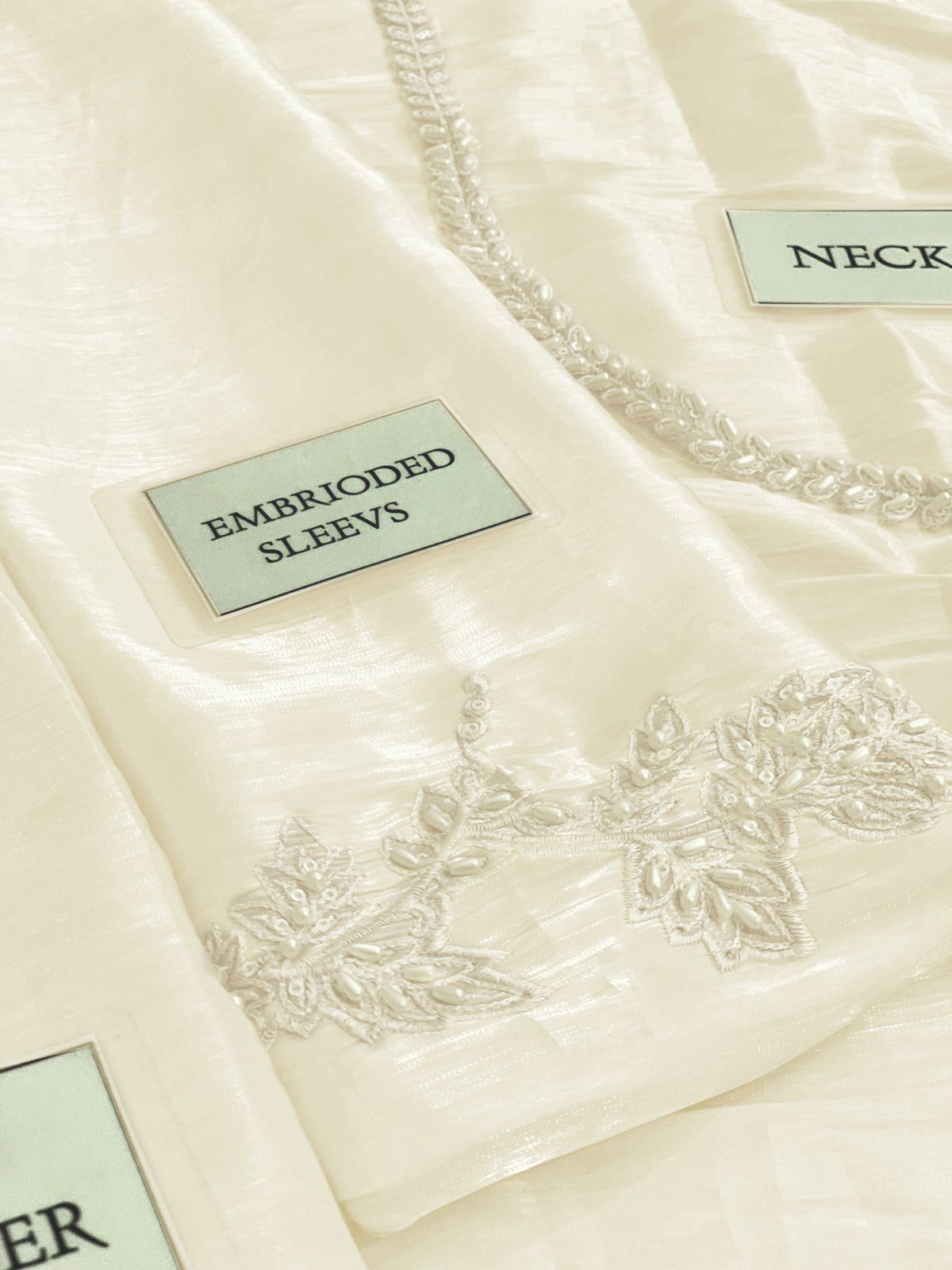 Zahvia Premium Pure Sheesha Silk Dress With Organza Duppata 25