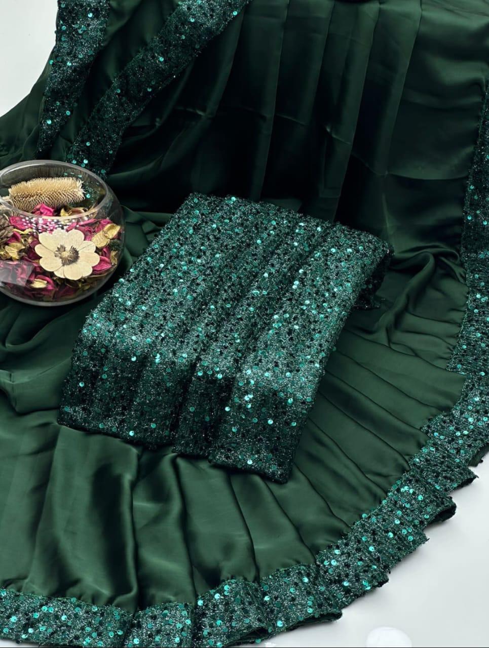 Wearza Indian Silk Beautiful Saree In 7 Colors