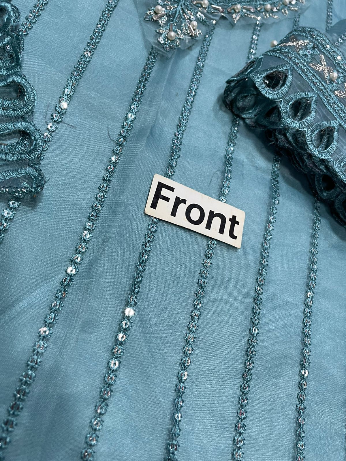 Maryam's Hot Code Design Adda Work Organza Dress 2025