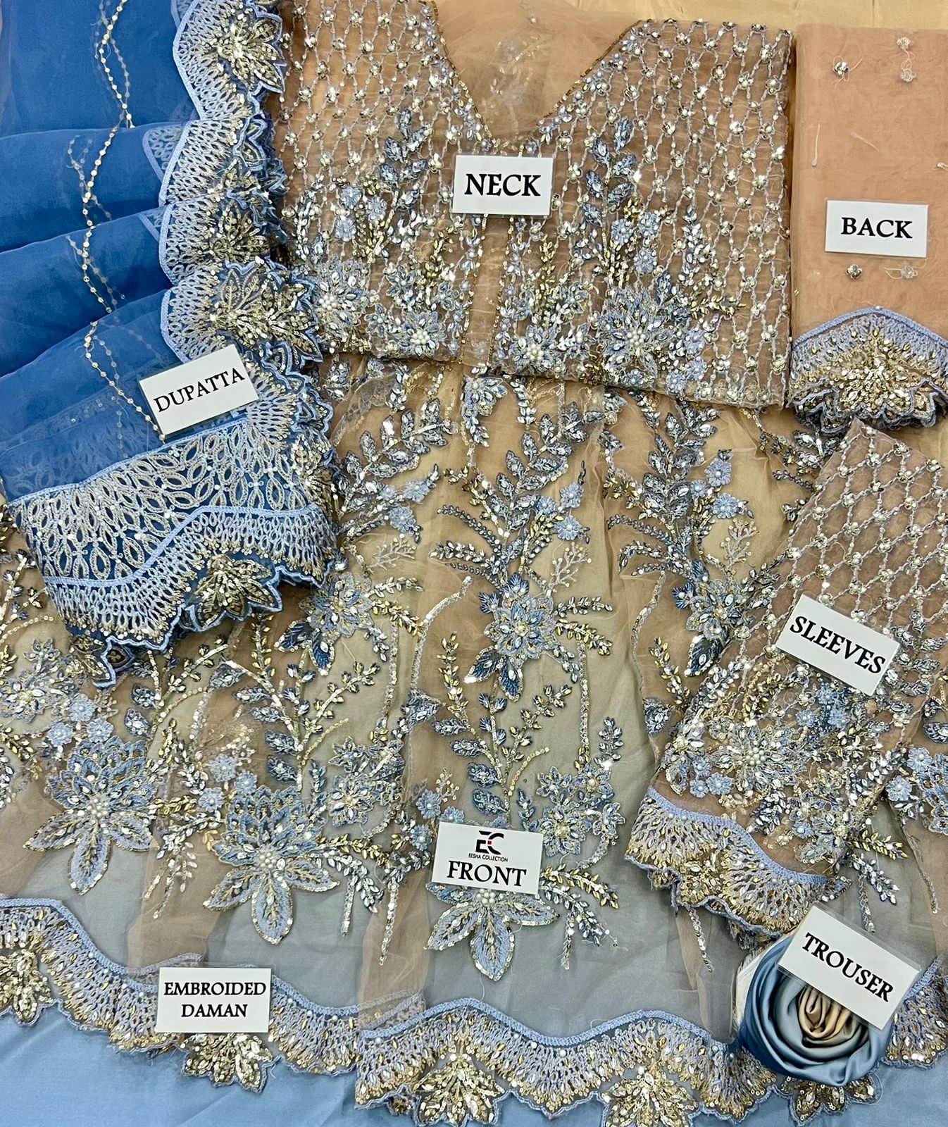 Maria b Soft Net Maxi Bridal Wedding Season 2025