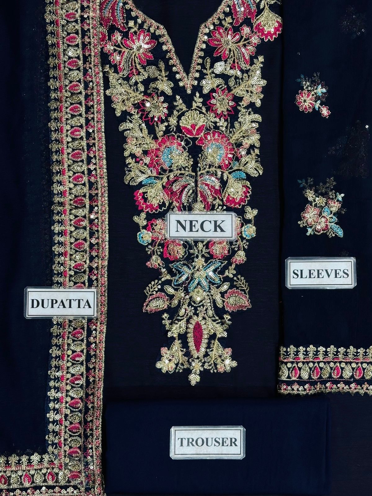 Baroque Blue Wz-02 Pure Chiffon Dress 2025