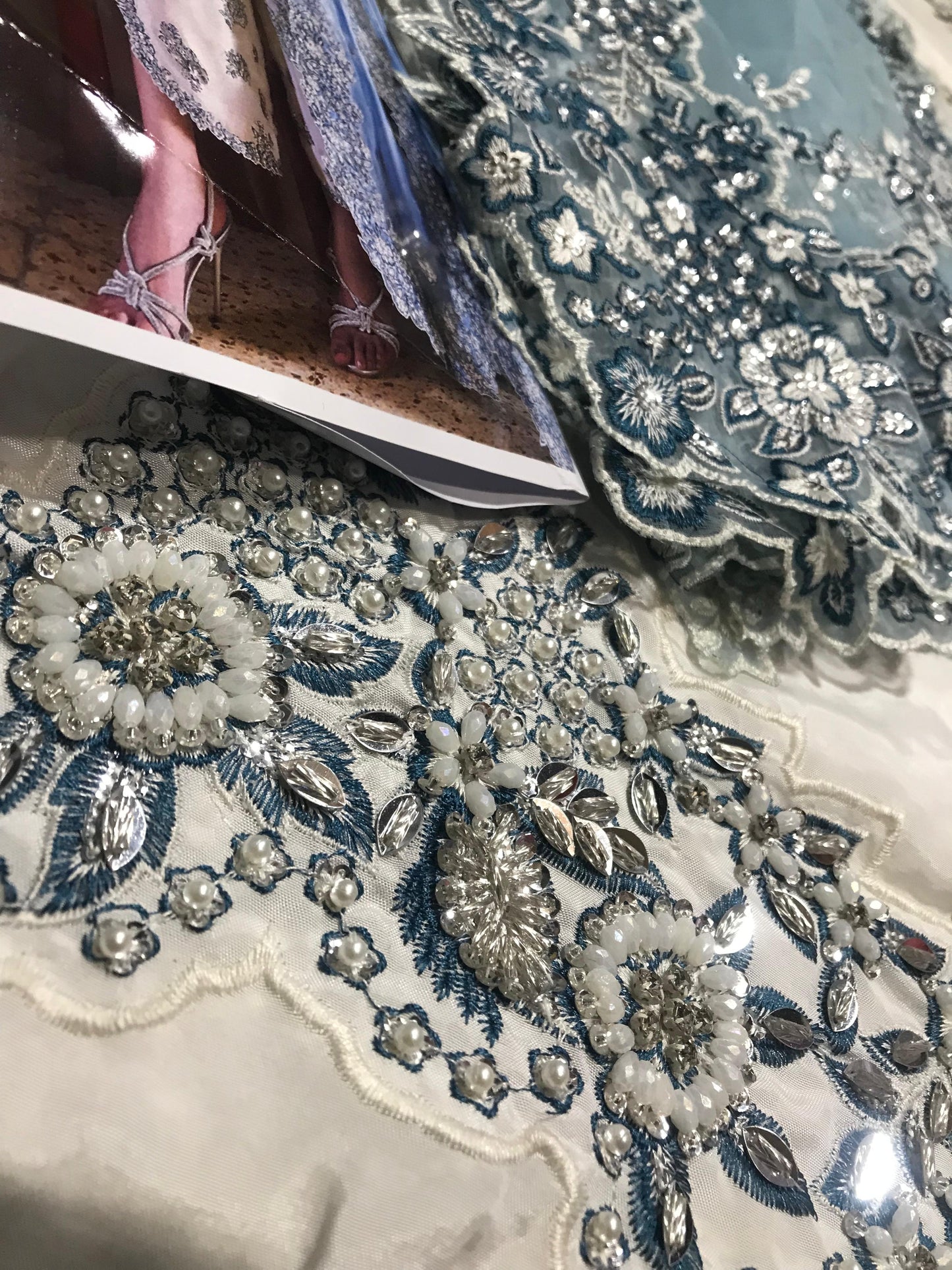 Hussain Rehar Wz-02 Sheesha Silk Heavy Adda Work With Clutch 2025