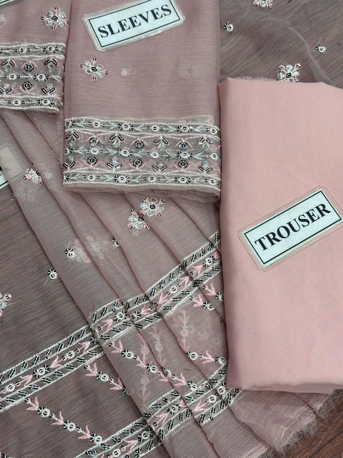 Asim Jofa Wz-23 Pink Maxi Frock Chiffon For Wedding Bridal 2025