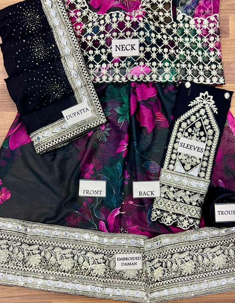 Iznik Wz-03 Most Demanding Maxi Frock Chiffon For Wedding Bridal Shower 25