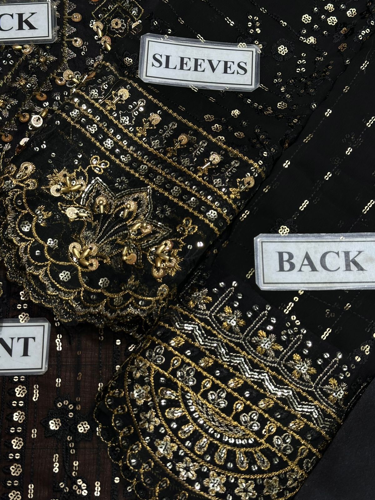 Aik Atelier Wz 02 Black Beauty Chiffon Maxi Frock For Wedding Bridal 25