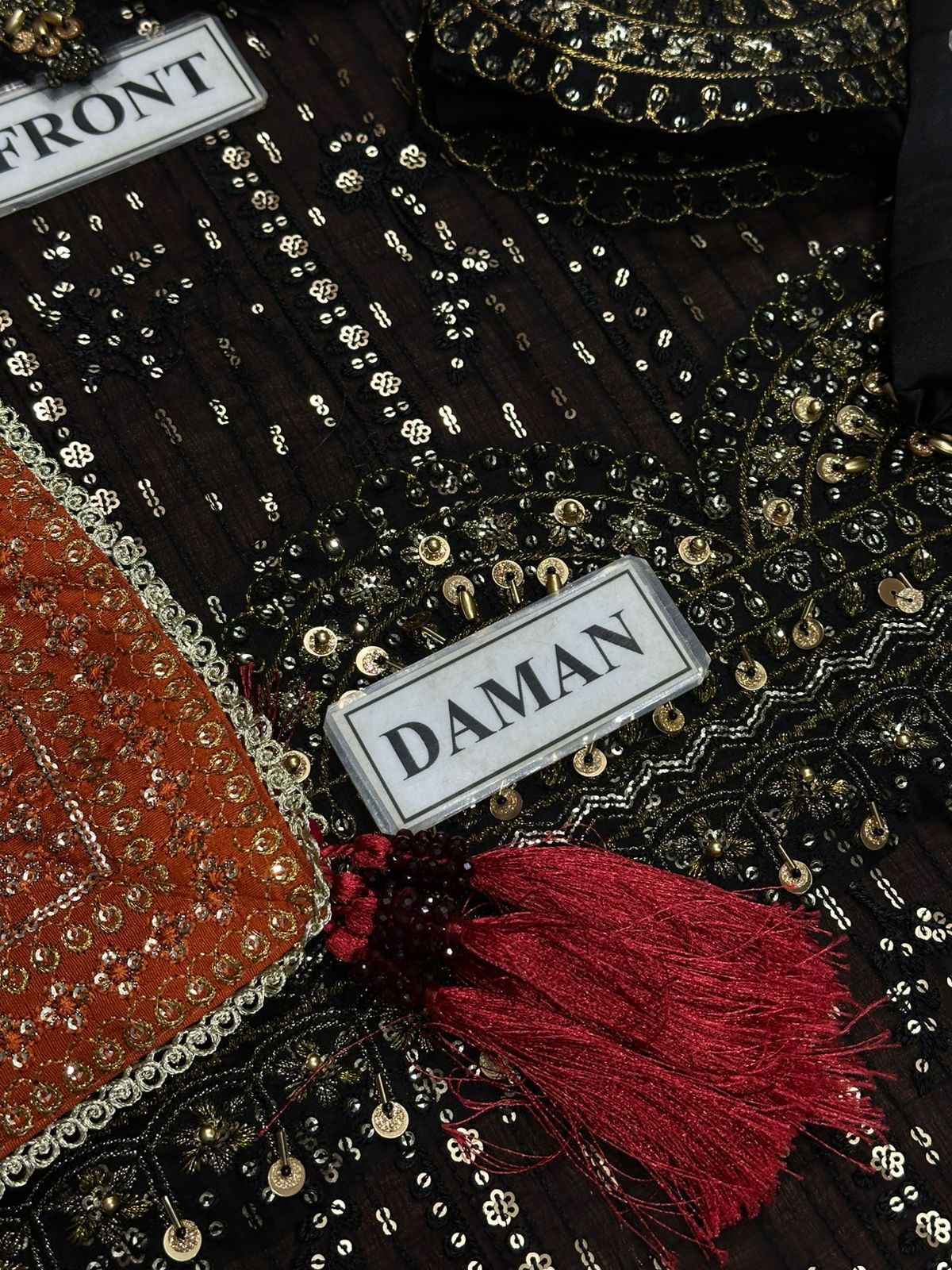 Aik Atelier Wz 02 Black Beauty Chiffon Maxi Frock For Wedding Bridal 25