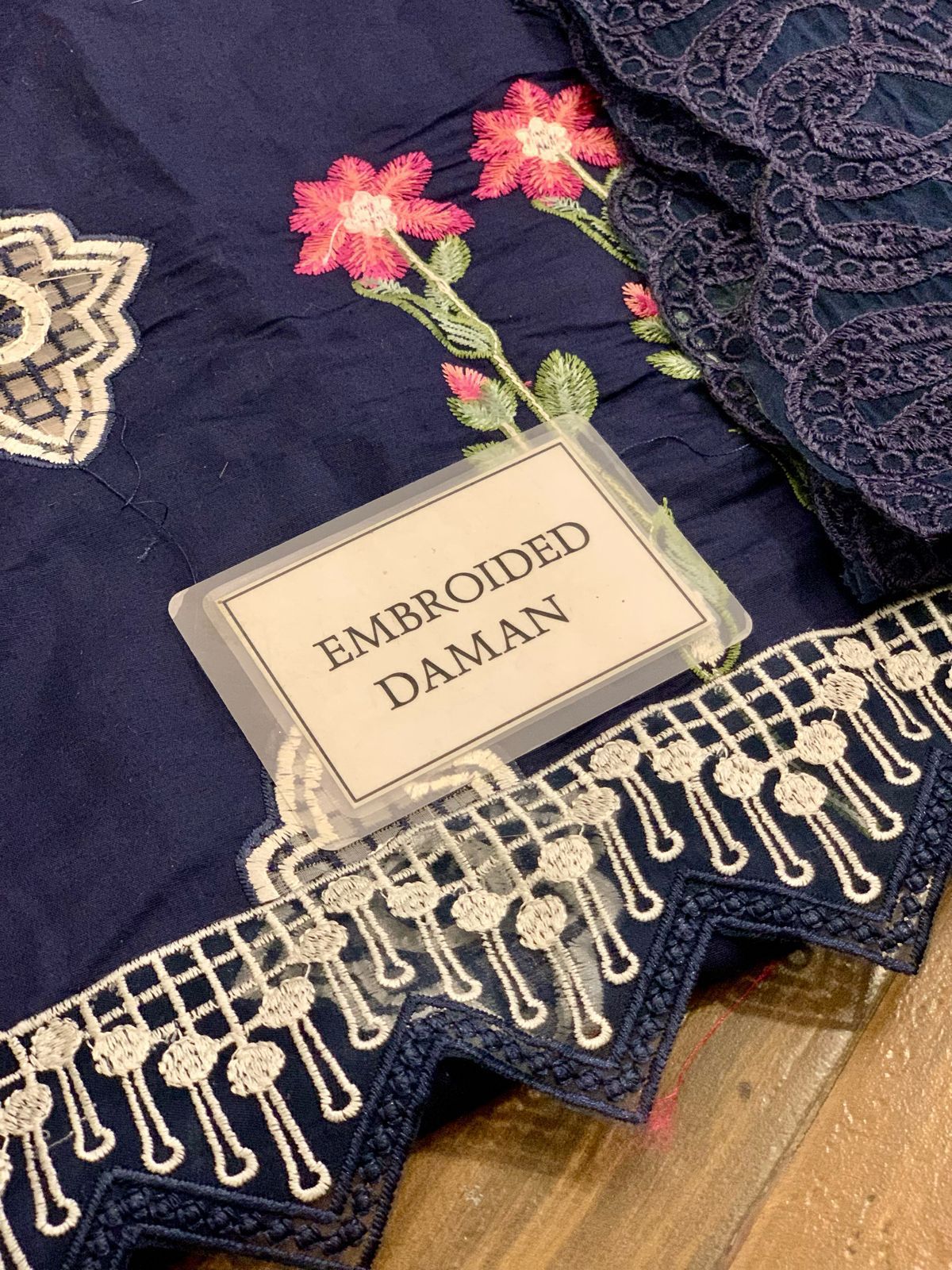 Crimson Luxury Midnight Blue Most Demanding Premium Pure Lawn