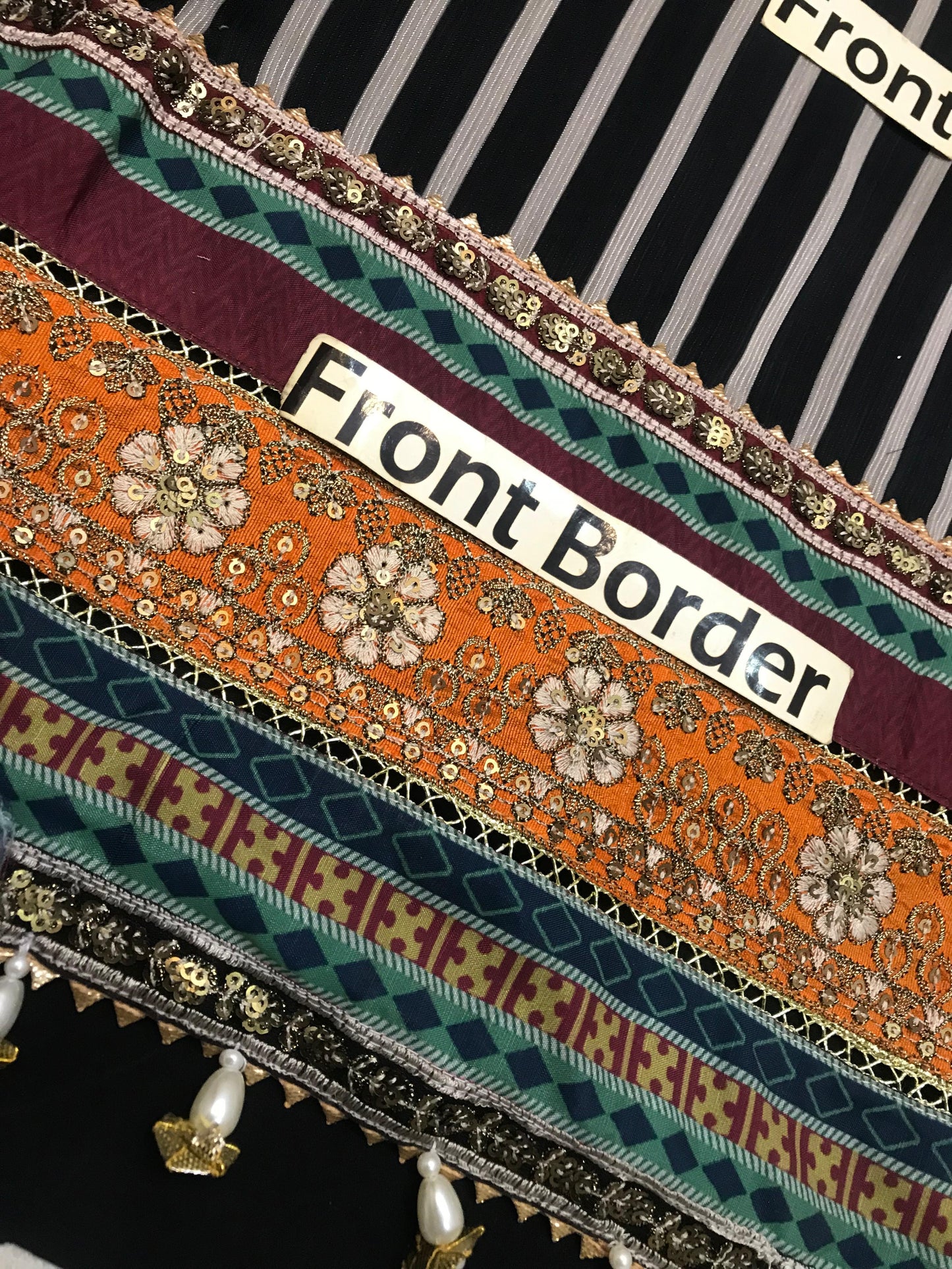 Charizma Wz-87 Printed Chiffon Emb Dress 25