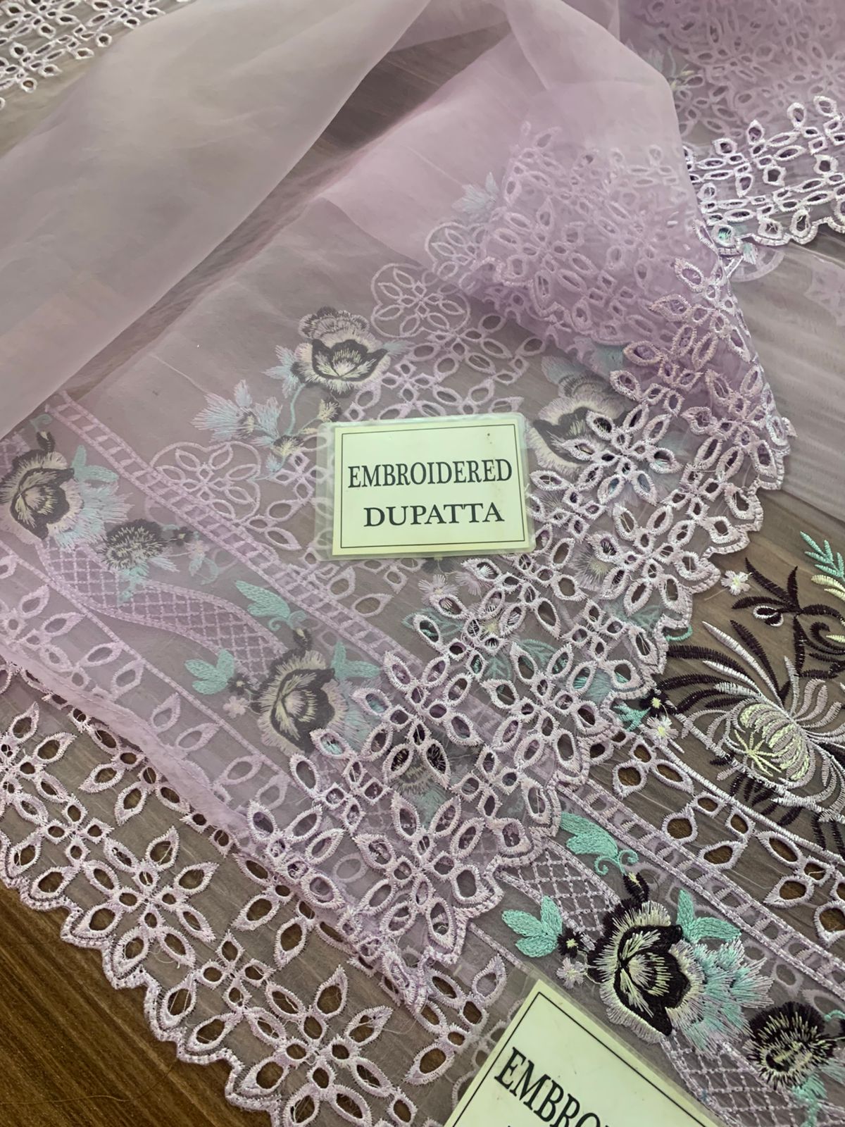 Wearza Wz-02 Most Demanding Premium Organza Chikankari Dress 25