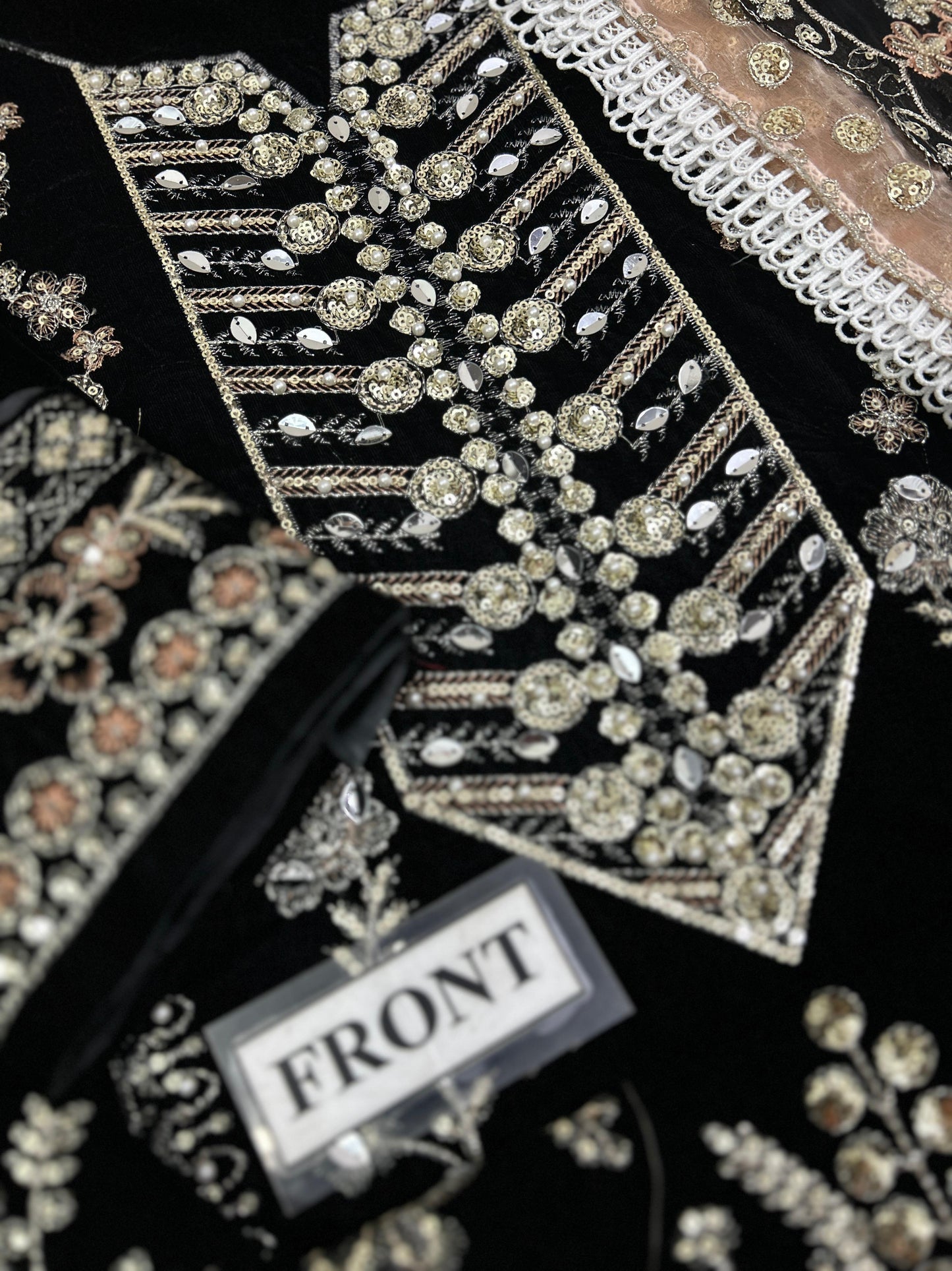 Aneela's Black Velvet Most Demaning Design 2025