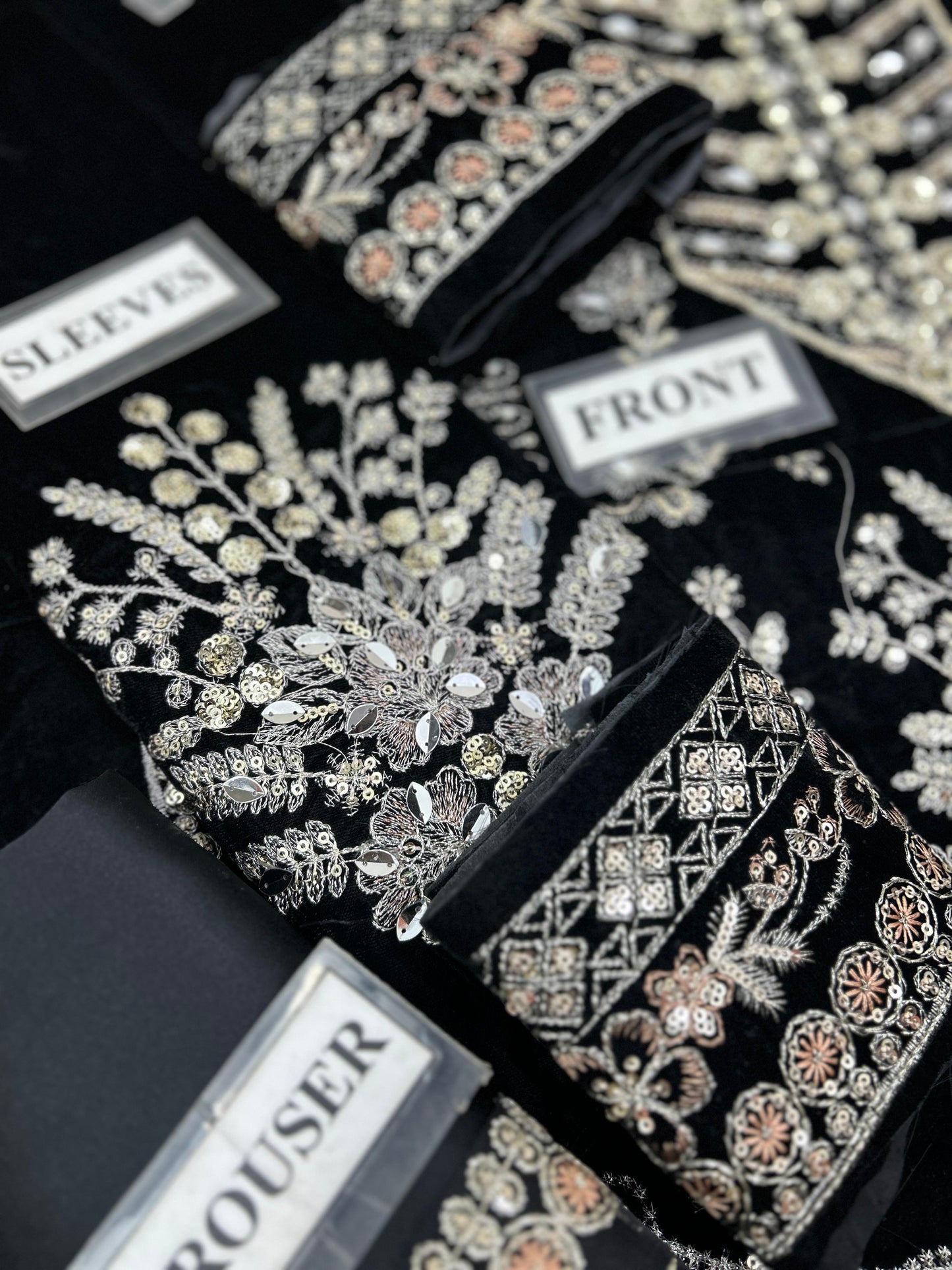 Aneela's Black Velvet Most Demaning Design 2025