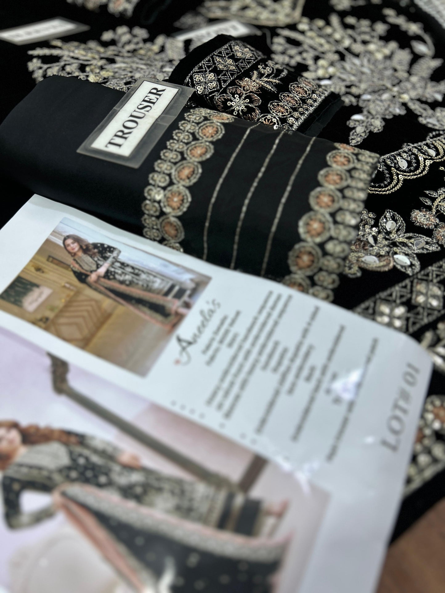 Aneela's Black Velvet Most Demaning Design 2025