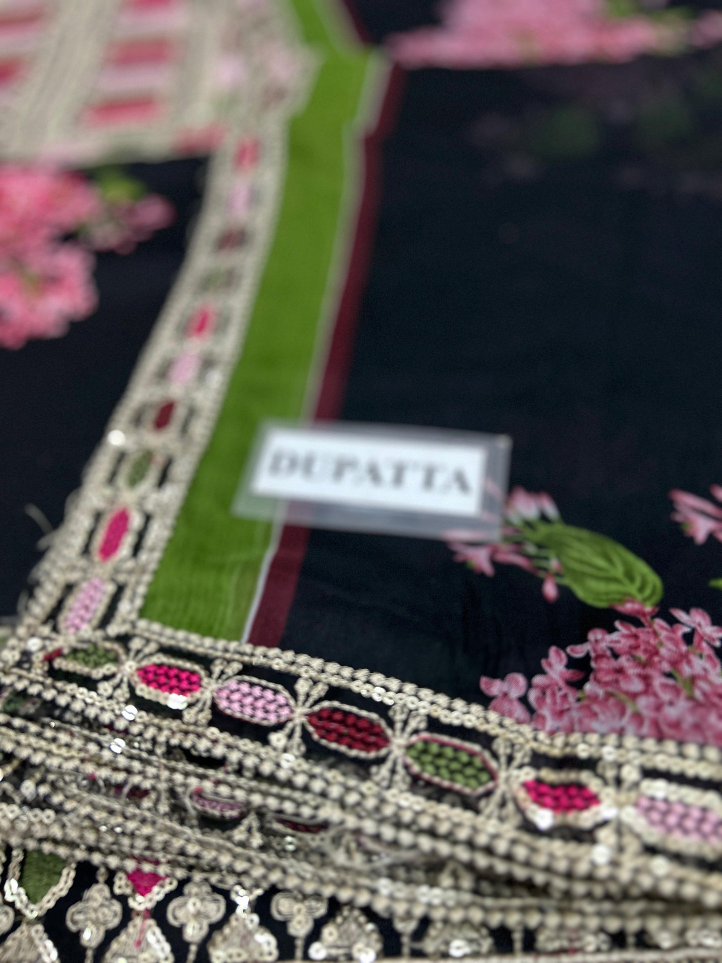 Sabyasachi Wz-093 Premium Pure Lawn Dress With Chiffon Emb Duppata 26