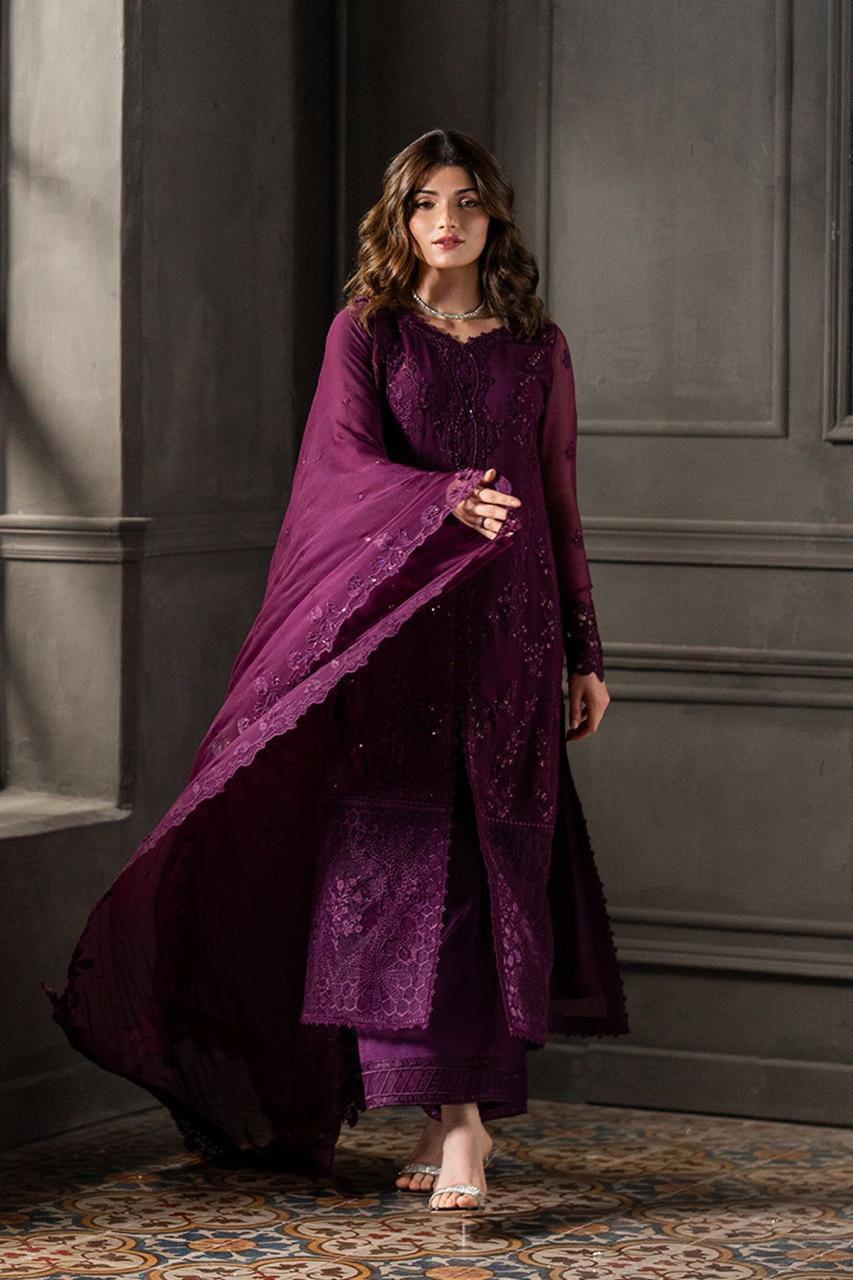 Azure Purple Wz-02 Semi Pure Chiffon Heavy Dress 2026
