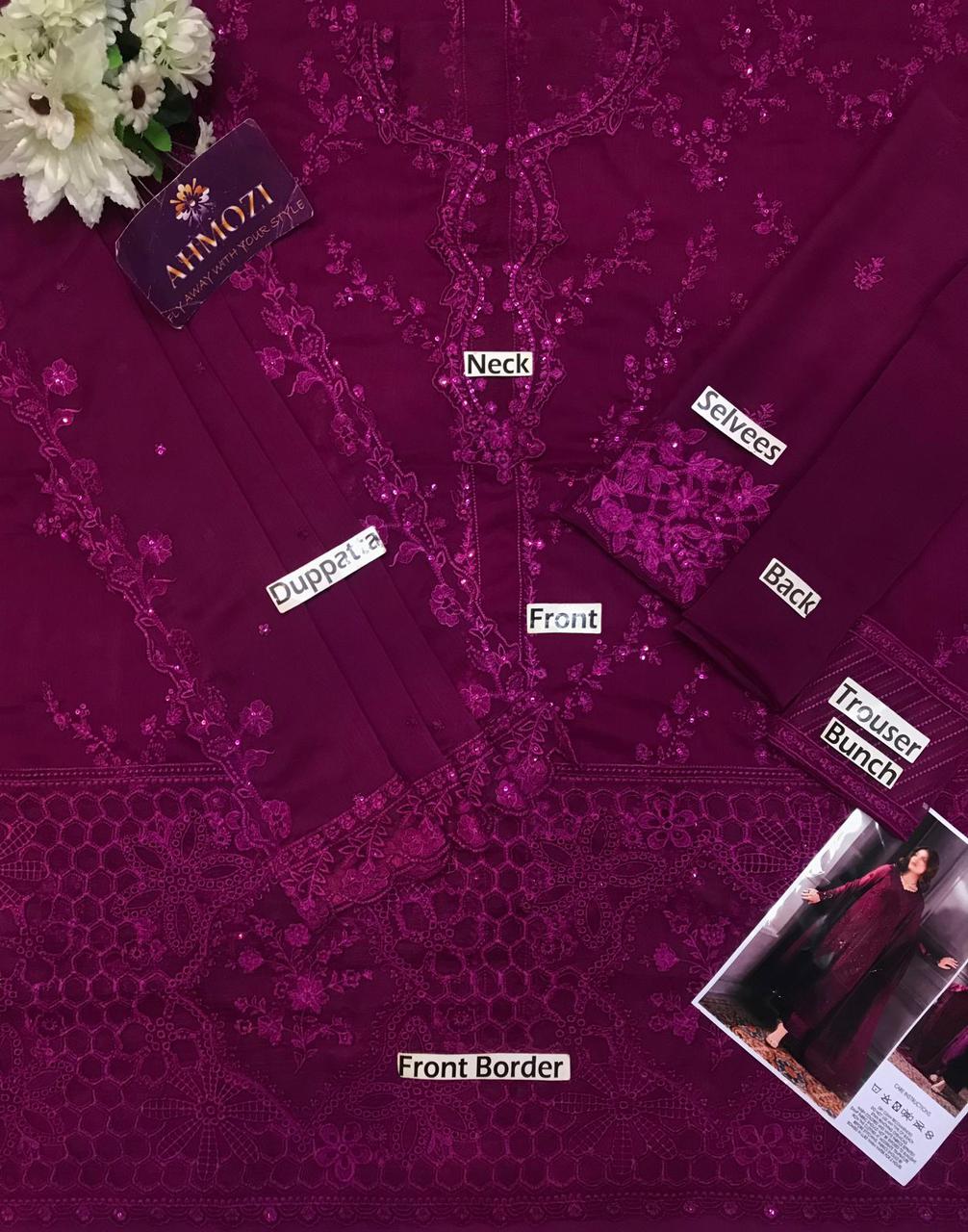 Azure Purple Wz-02 Semi Pure Chiffon Heavy Dress 2026