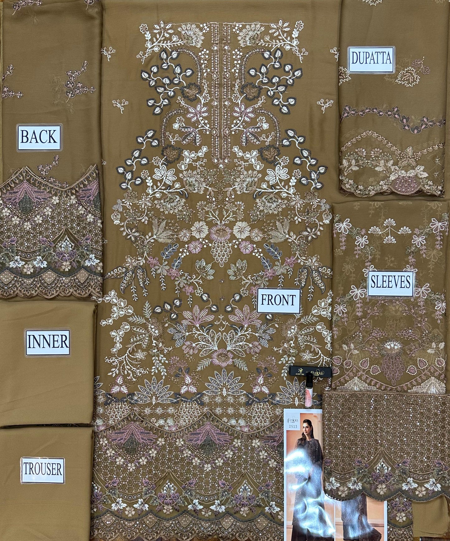 Wearza Wz=034 Bhimber Pure Chiffon Heavy Dress 2026