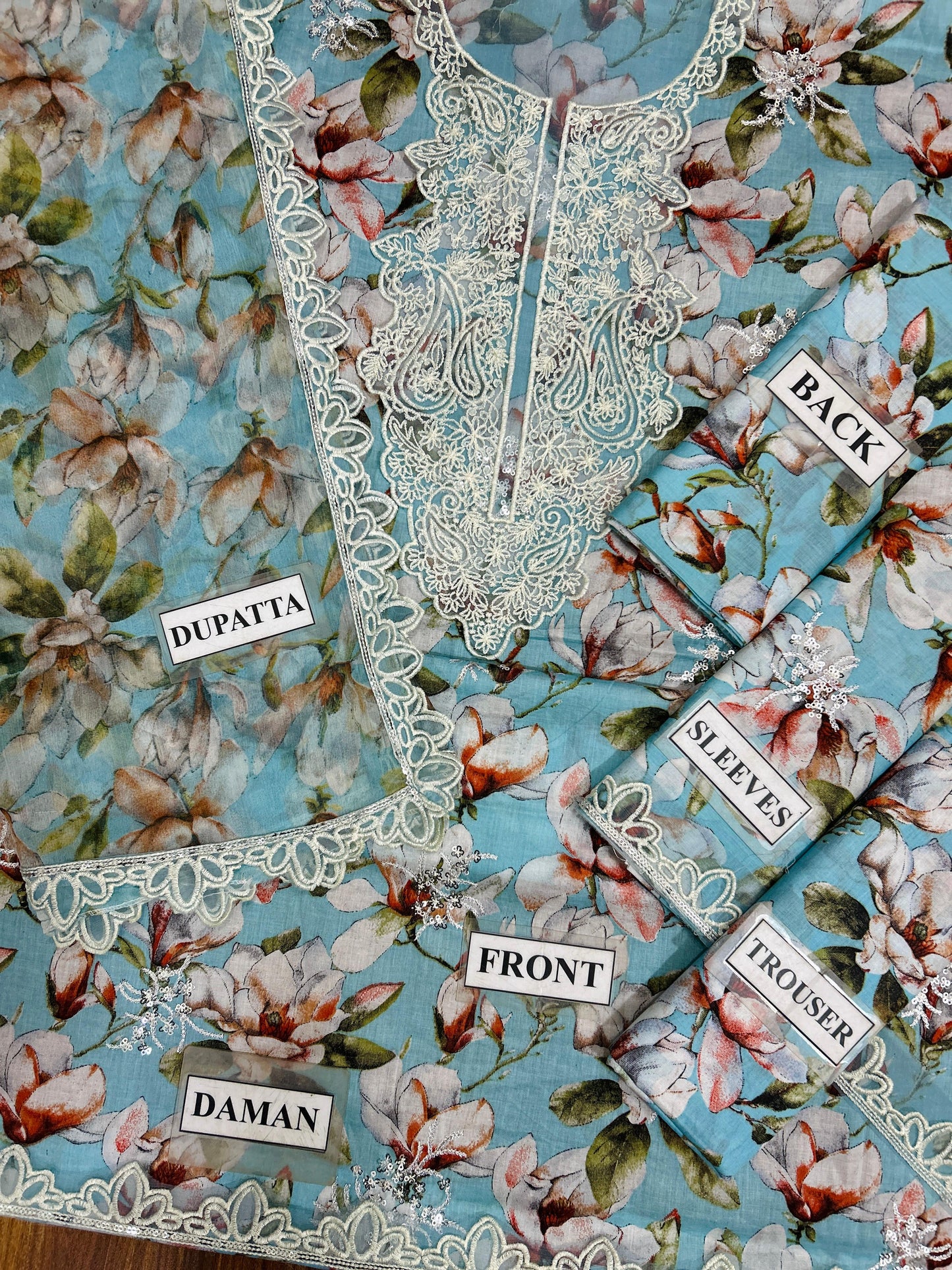 Aneela Most Demanding Premium Pure Lawn With Chiffon Emb Duppata 26