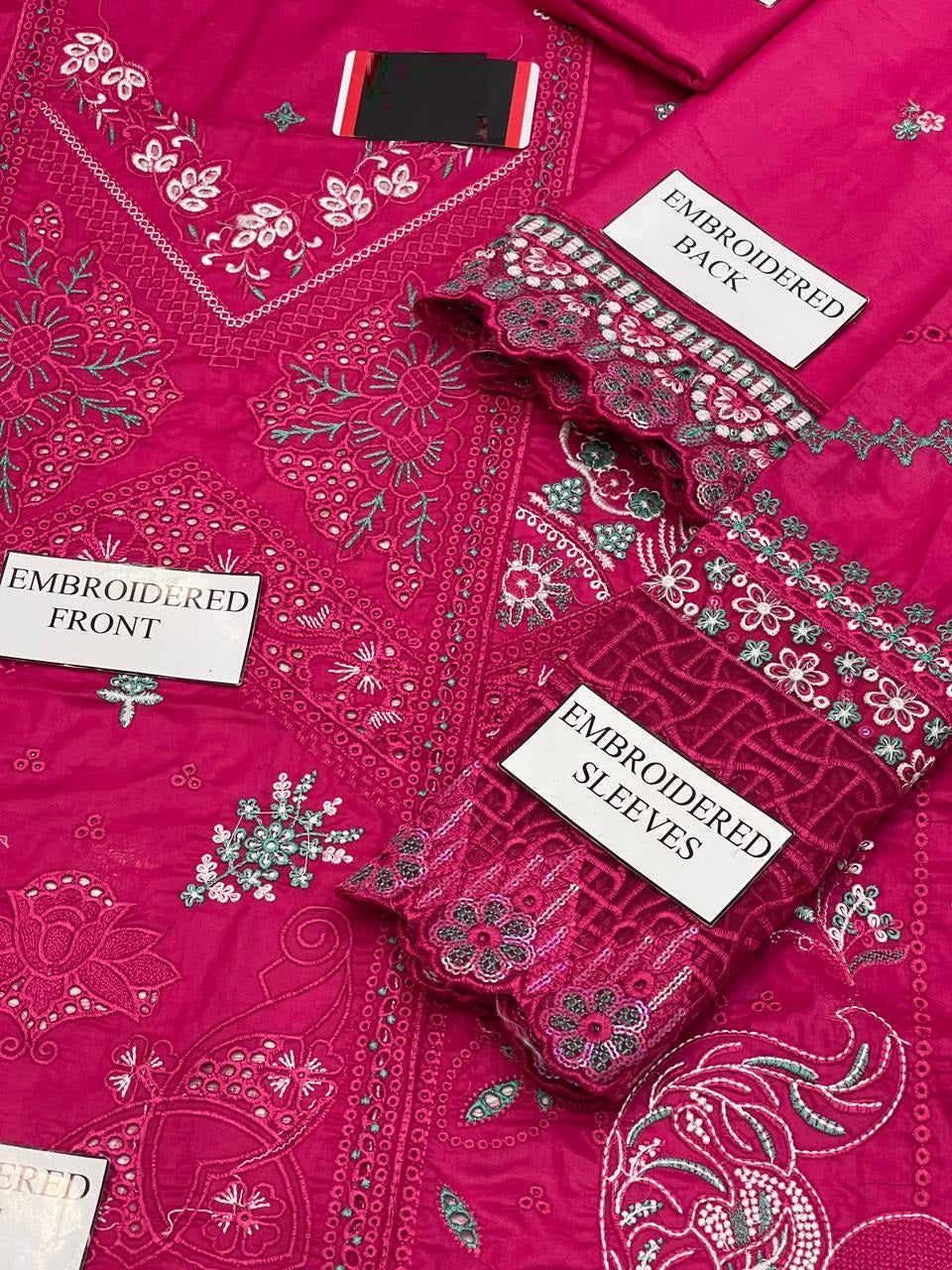 Qalamkar Wz-72 Premium Chikankari Lawn With Minar Organza Emb Duppata 26